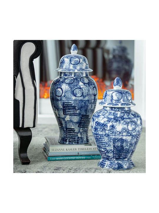 Artekko Decorative Vase Melania White 25.5x43cm