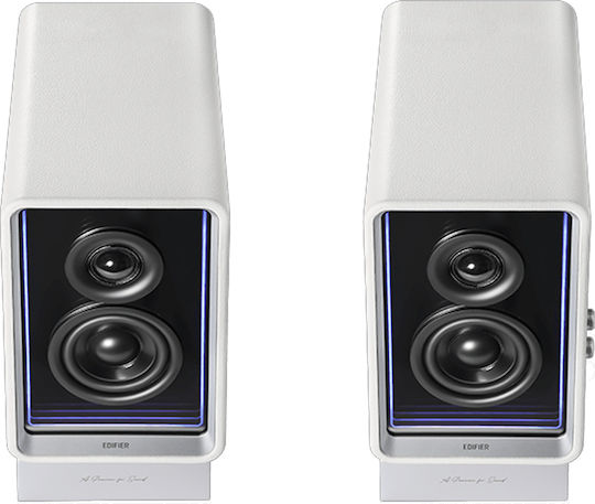 Edifier QR65 Αυτοενισχυόμενα Ηχεία με Bluetooth 65W (Ζεύγος) Λευκά