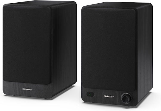 Sharp CP-SS30 Αυτοενισχυόμενο Ηχείο με Bluetooth 60W (Τεμάχιο) Μαύρο