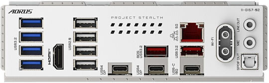 Gigabyte X870 AORUS STEALTH ICE Wi-Fi Motherboard ATX με AMD AM5 Socket