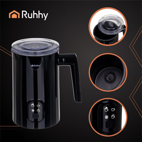 Ruhhy Device for Hot & Cold Milk Froth with Non-stick Coating 160ml