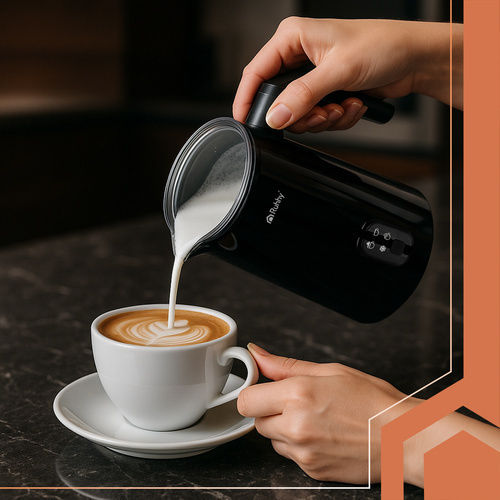 Ruhhy Device for Hot & Cold Milk Froth with Non-stick Coating 160ml