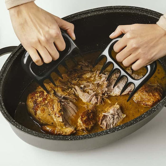 Nava Fork Meat Metallic
