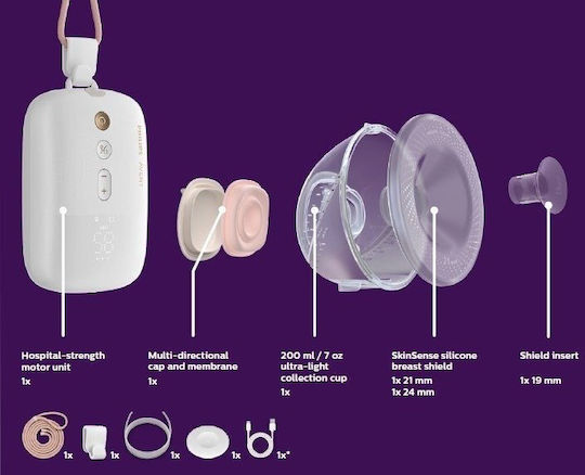 Philips Electric Single Breast Pump Avent Transparent