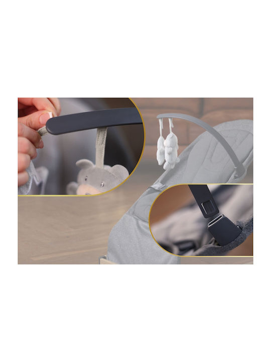Neno Manual Baby Bouncer Gray for Child Up to 9kg