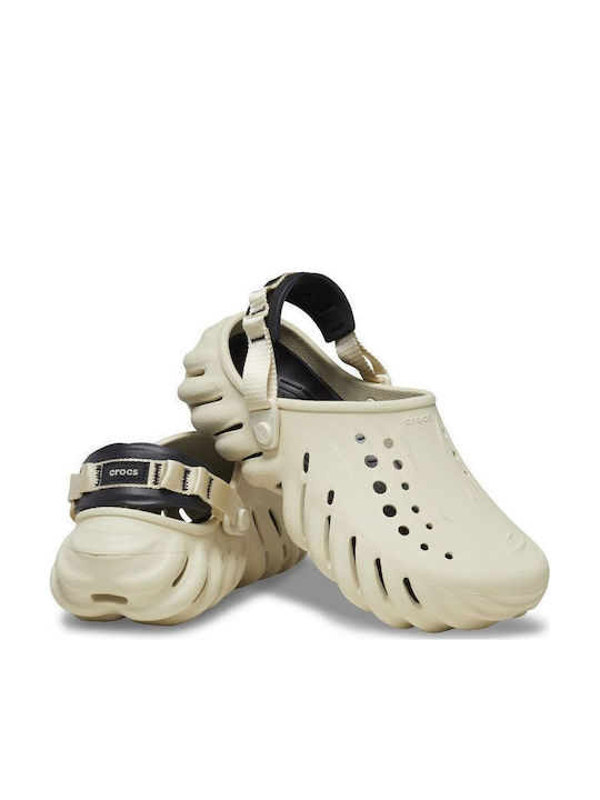 Crocs Echo Clogs Bone/Black