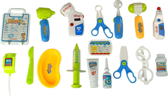 Lean Toys Kinder Medizinisches Set für 3+ Jahre 17 Stück