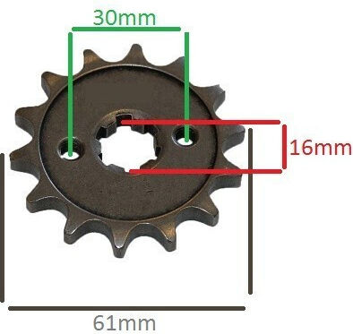 Small Chain Sprocket 428 14 Teeth