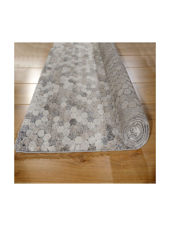 Tzikas Carpets Dorado Modern Bedroom Rugs Set Gray 373-0-335-71718-295 3pcs