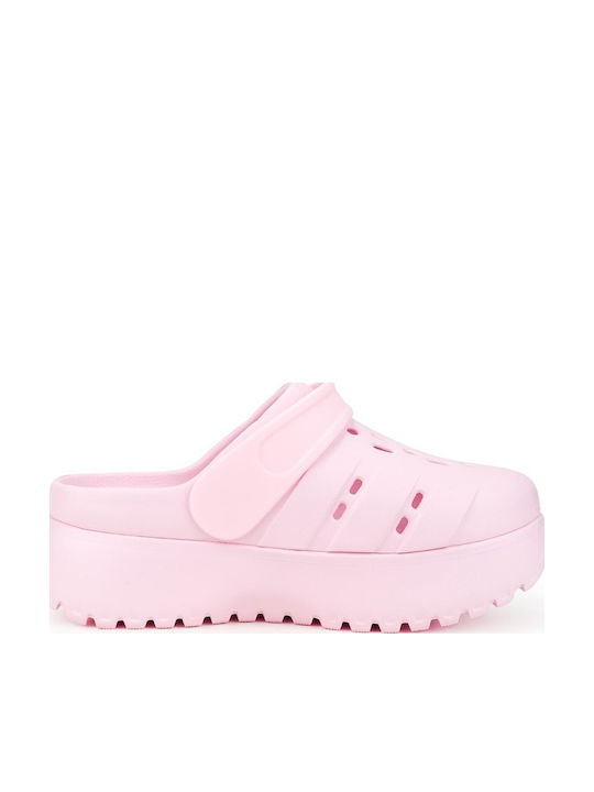 adidas Adilette Clog Γυναικεία Σαμπό Ροζ