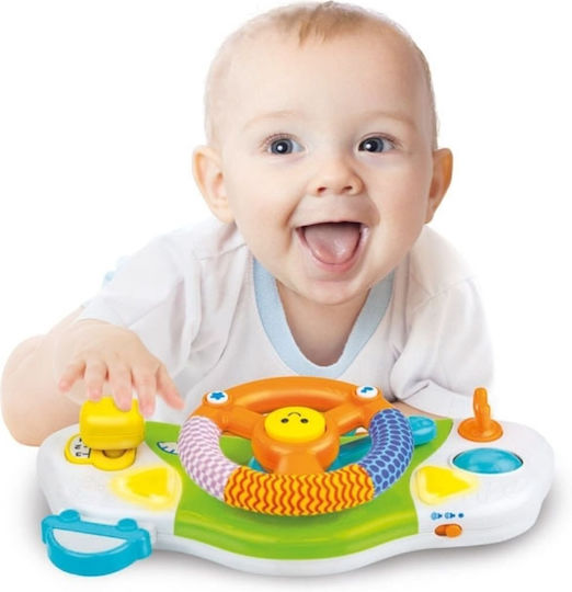Winfun Steering Wheel made of Fabric with Music, Light, and Sounds for 3++ Months