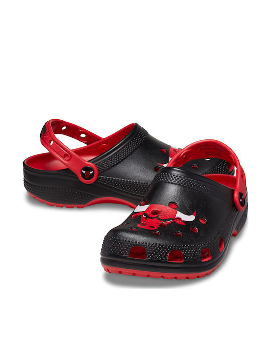 Crocs NBA Chicago Bulls Saboti Anatomici Negri Pentru Bărbați