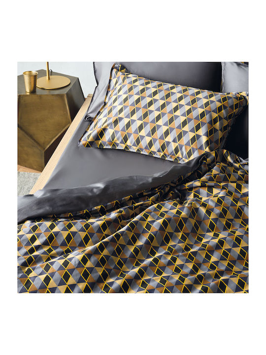 Kentia Duvet Cover Set Cotton King Size with 2 Pillowcases 260x240 Zahos 04