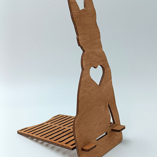 Wooden Cell Phone Stand "love Dog" Toxylo