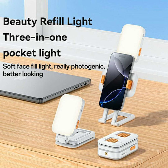 Yesido Dh10 Βάση Γραφείου για Κινητό σε Λευκό χρώμα