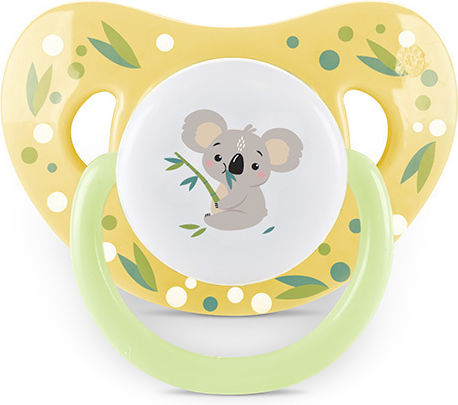 Lorelli Pacifiers Silicone with Case Green for 6+ months 2pcs