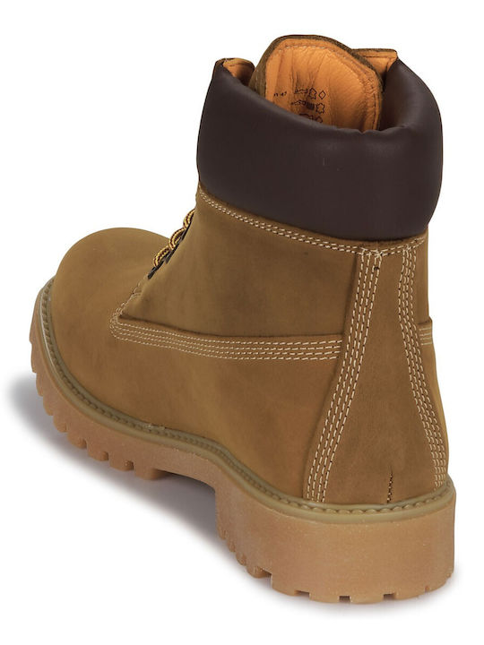 River Leather Boots Yellow / Brown