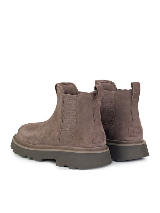Suede Brown Chelsea Boots