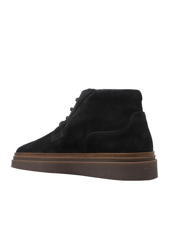Suede Μαύρα Chelsea Μποτάκια