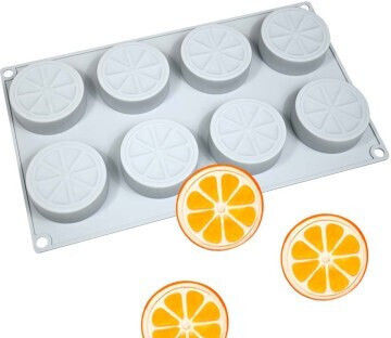 Non-stick Silicone Tart Baking Pan Feta 5.2x5.2x2.3cm