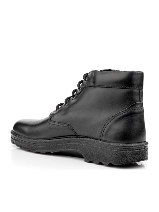 Leather Black Men's Boots