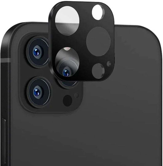 Protecție Cameră Cadru metalic Black pentru iPhone 12 Pro