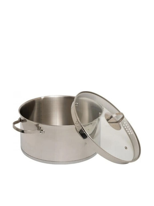 5Five Βαθιά Ανοξείδωτη Κατσαρόλα 7lt / 28cm
