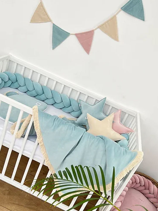 Perna Decorativă Star Sparrow Roșu Albastru Deschis Ecru Albastru Petrol Somon Gri Maro Galben Roșu Alb Bej Verde Roz 32x32