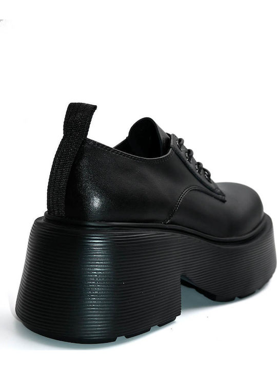Starynite Γυναικεία Oxfords σε Μαύρο Χρώμα