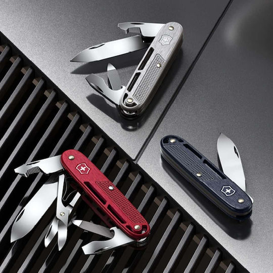 Victorinox X Alox Schweizer Armee-Messer Schlüsselanhänger Grau