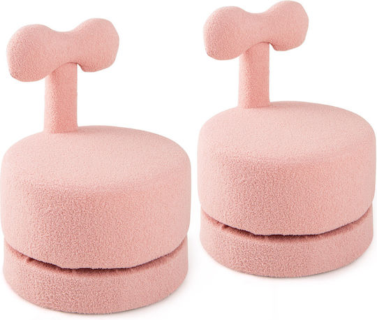 Kids Chairs Pink 43x43x57cm 2 Pieces