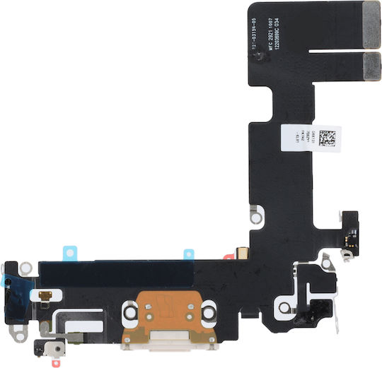 Кабел лента Порт за зареждане iPhone 13 Бял