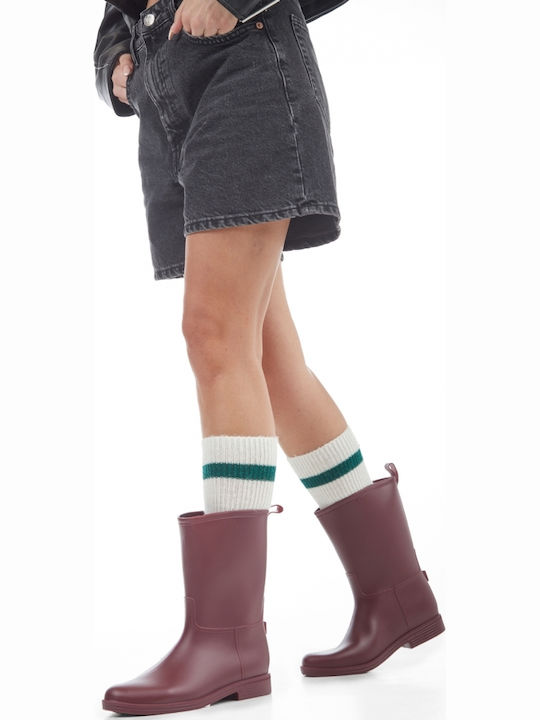 Women's Wellies Burgundy