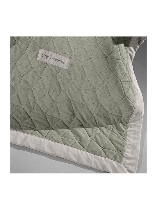 Guy Laroche Avalon Sesselüberwurf Samtig 150x170cm Herstellerfarbe Cement