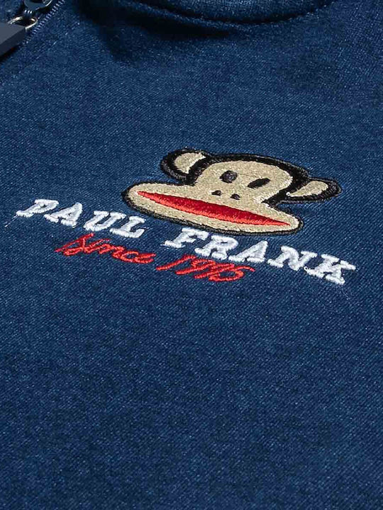 Kids Sweatshirt Cardigan with Pockets Navy Blue