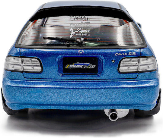 1/18 Honda Civic Sir-ii Eg6 ''solido Works'' 1991 Kobalt Blau Perle