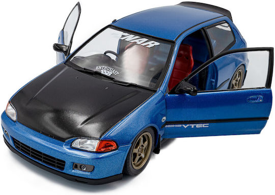 1/18 Honda Civic Sir-ii Eg6 ''solido Works'' 1991 Kobalt Blau Perle