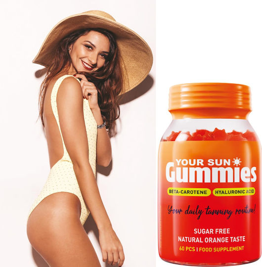 Supertan Your Sun Gummies Ειδικό Συμπλήρωμα Διατροφής 60 κάψουλες 60 ζελεδάκια