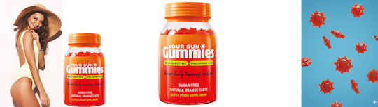 Supertan Your Sun Gummies Ειδικό Συμπλήρωμα Διατροφής 60 κάψουλες 60 ζελεδάκια