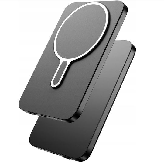 3MK MagSnap Go MagSafe Power Bank 5000mAh 20W with USB-C Port Gray
