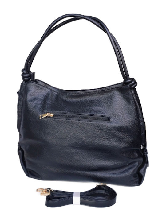 Leather Women's Bag Shoulder Black