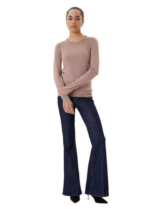 Elinor Women's Long Sleeve Sweater Brown