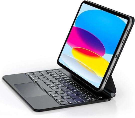 ESR Rebound Klappdeckel mit Tastatur Schware (iPad 2022 10,9 Zoll)