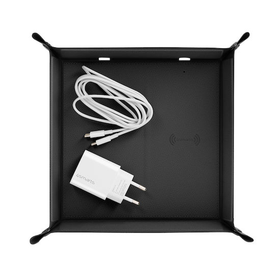 4Smarts Ασύρματος Φορτιστής (Qi Pad) 15W Μαύρος (541637)