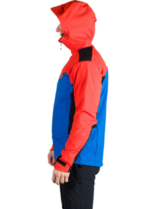 Χειμωνιάτικο Μπουφάν Softshell Αδιάβροχο και Αντιανεμικό Aurelian Orange, Blue