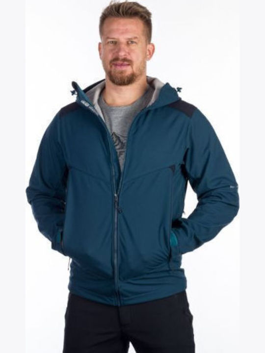 Winter Jacket Softshell Waterproof and Windproof Ink Blue