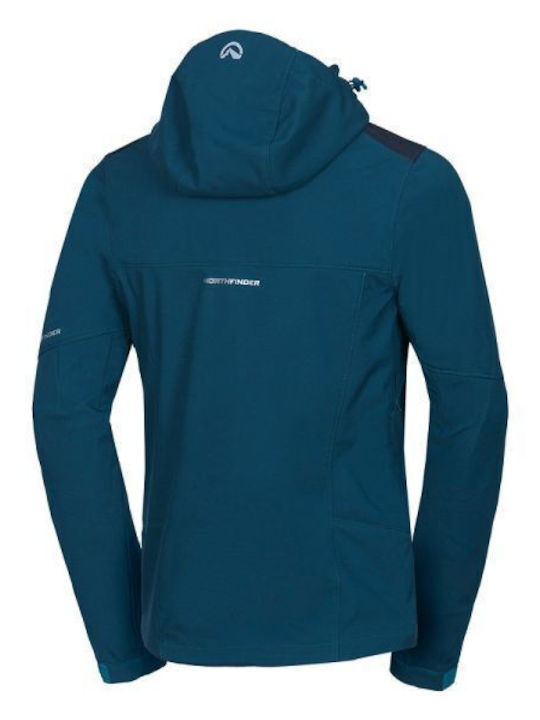 Winter Jacket Softshell Waterproof and Windproof Ink Blue