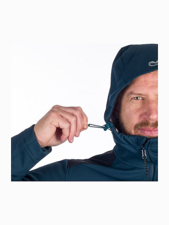 Winter Jacket Softshell Waterproof and Windproof Ink Blue