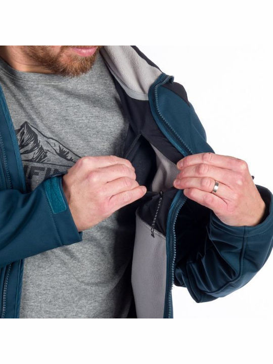Winter Jacket Softshell Waterproof and Windproof Ink Blue