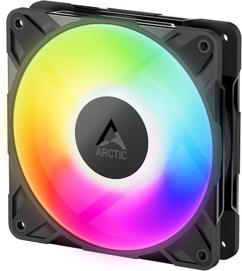 Arctic P12 Pro Reverse Blade Case Fan 120mm (3000rpm / 73cfm) με RGB Φωτισμό και Σύνδεση 3-Pin / 4-Pin PWM 3τμχ